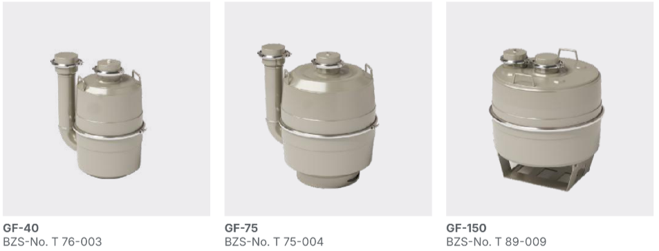 Filtry gazowe GF 40, GF 75, GF 150 Filtry gazowe GF 40, GF 75, GF 150