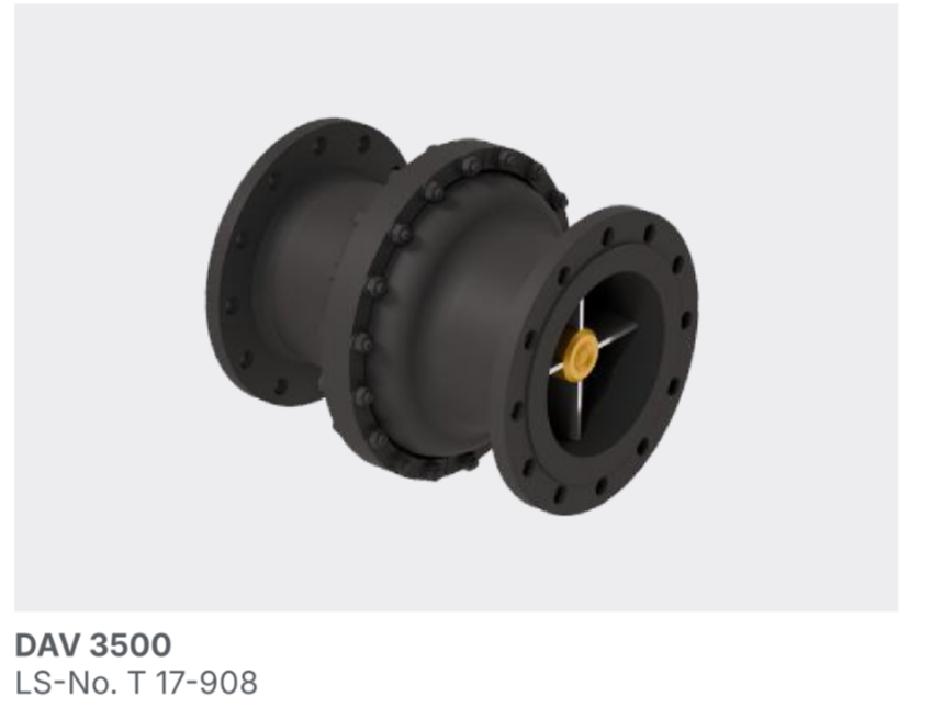 Zawór wydechowy DAV 3500 Zawór wydechowy DAV 3500